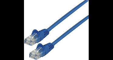 UTP CAT 5e netwerk kabel 3,00 m blauw