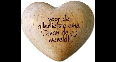 Allerliefste Oma - Houten Hart