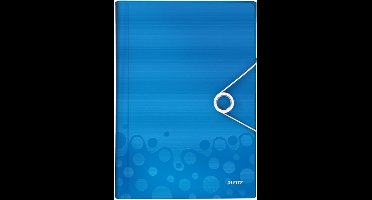 Sorteermap Leitz WOW 6 tabbladen PP blauw - 5 stuks