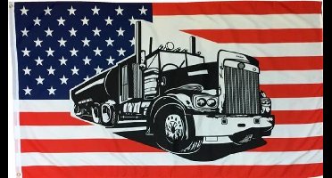 Vlag USA Fuel Truck Black