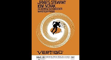 Vertigo Poster - film - Alfred Hitchcock  Retro - 70 x 100cm