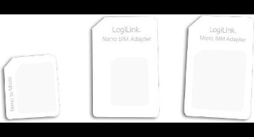 LogiLink AA0047 SIM-/geheugenkaartadapter SIM card adapter