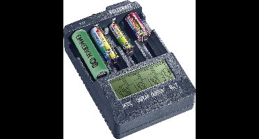 VOLTCRAFT IPC-3 Batterijlader Li-ion, NiCd, NiMH 10440, 14500, 16340, 16650, 17355, 17500, 17670, 18490, 18500, 18650, 22650, 26500, 26650, CR-123A, A, AAA