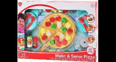 Playgo Pizza maak en serveer 43-delig 3570