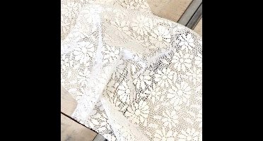 Tafelloper Foam Unique Outdoor 45x150cm Off White