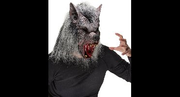 "Weerwolfmasker voor volwassenen Halloween - Verkleedmasker - One size"