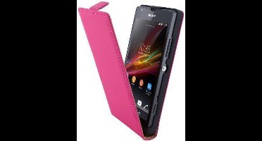 Mobiparts Premium Flip Case Sony Xperia SP Pink