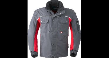 Havep 5333 All season jack Charcoal Grijs/Rood maat XL