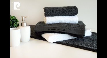 PIERRE CARDIN HANDDOEKEN ANTRACIET 70X140 (SET VAN 2 STUKS)