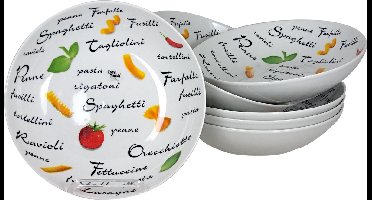 Cosy & Trendy Pastabord - Ø 20 cm x 4.5 cm - Set-6
