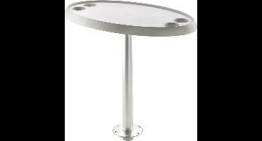 VETUS ovalen Tafel 45 x 76 cm inclusief Tafelpoot (inbouw)