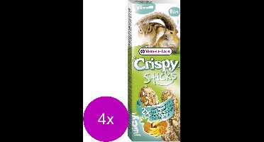 Versele-Laga Crispy Sticks Hamster&Eekhoorn - Knaagdiersnack - 4 x Fruit 2x55 g