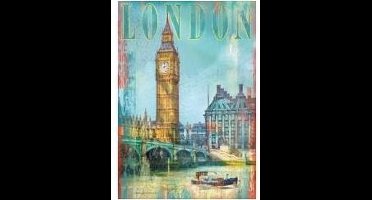 Clementoni 37035 Puzzel Big Ben met Houteffect 500 stukjes