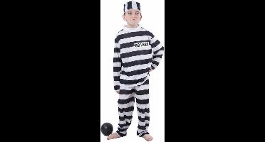 Gevangene boevenpak voor kinderen - Verkleedkleding - Maat 104/116