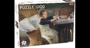 Tactic Helene Schjerfbeck: The Convalescent – Puzzel – 1000 stukjes – Expressionistische Kunst – Strak en Rustgevend Ontwerp – Hoogwaardige Scandinavische Kwaliteit