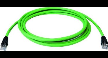 Telegärtner 100017358 RJ45 Netwerkkabel, patchkabel CAT 5 Groen Met anti-kniktule 1 stuk(s)