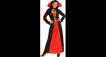 Gravin kostuum met grote kraag voor vrouwen - Verkleedkleding