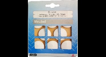 STARX  GLIJVOETJE ZELFKLEVEND 30MM WIT