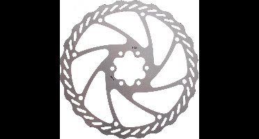 Tom Remschijf 180 Mm 6 Gaats Zilver Staal