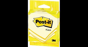 3M Plaknotitie 7100172243 76 mm x 76 mm Geel 100 vellen