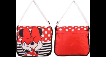 Disney Minnie Mouse - Schoudertas - Rood - Messenger bag - 30 x 25 cm.