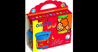 Giotto Set van 4 potten vingerverf (4x 150 ml)