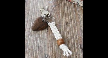 Haakpakket sleutelhanger macramé weitas