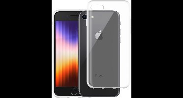 Just in Case hoesje geschikt voor iPhone SE (2022) Hoesje Siliconen - Flexibele Case - Transparant