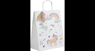 Folat - Uitdeelzakjes Unicorns & Rainbows - 6 stuks - 27 x 20 cm