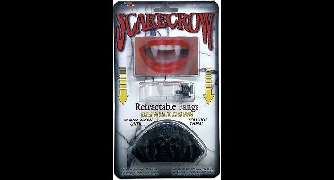 Scarecrow - Retractable "Default Down" Vampiertanden - Wit