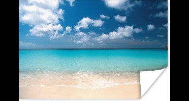 Poster Zomer - Strand - Curaçao - 30x20 cm