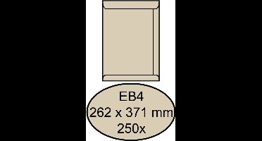 Envelop quantore akte eb4 262 x 371 120 gr cremekraft