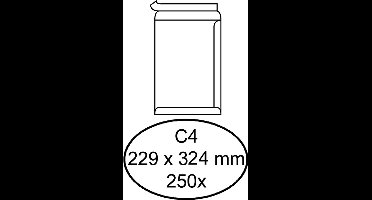 ENVELOP QUANTORE AKTE C4 229X324 ZK 120GR WIT