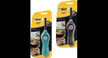 Aansteker bic megalighter u140 multi assorti | 10 stuks