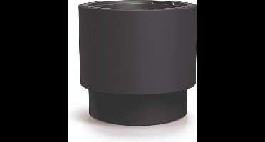 Prosperplast Heos - Bloempot - Antraciet - Rond - 47 cm - Duurzaam Kunststof - Voor Buiten