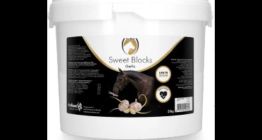 Excellent Sweet Garlic Blocks - Paardensnoepje - Paarden - Knoflook - 3 kg