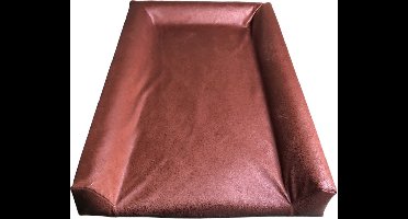 *55 Ikea Vädra aankleedkussen hoes, Cognac suéde look