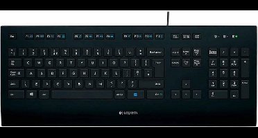 Logitech Keyboard K280e - Bedraad Toetsenbord - QWERTY ISO - Noorse indeling - Zwart