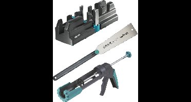 wolfcraft - Gereedschapsset voor het aanbrengen van plinten - 6977000