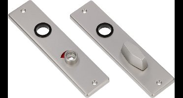 Ami Kortschild - vrij/bezet - 178x43x7mm - WC 72/8 - aluminium F-1