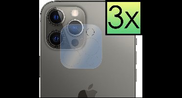 Camera Lens Protector - 3 Stuks - Geschikt voor Apple iPhone 14 Pro - Camera Screenprotector - Beschermglas - Gehard Glas - Tempered Glass - Screen Protector