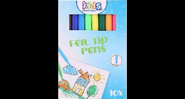 Viltstiften met dubble punt , 10 stuks !!