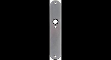 Ami 215400 Langschild aluminium ovaal blind F1