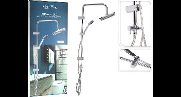 Relaxwonen - Regendouche set chrome met handdouche - Extra stevig