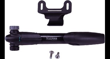 Simson Compacte framepomp - telescopisch - dubbele pompkop - 5.5 bar - met framehouder