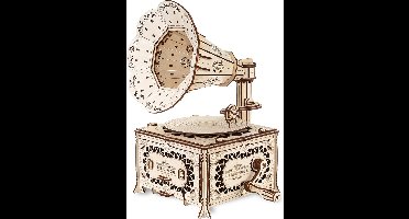 Eco-Wood-Art Grammofoon - Houten Modelbouw