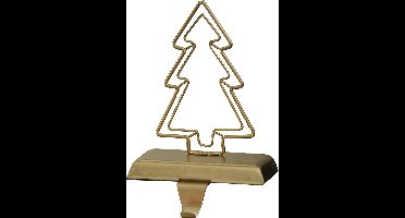 Daily Style – Metalen kerstboom houder voor kerstsok goud ginger ray – Metalen – Goud