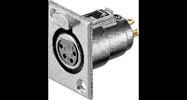 Goobay 11972 wandcontactdoos XLR Grijs