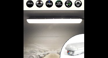 Koppelbare LED TL Tri-Proof IP65 - 2 Stuks Voordeel - 120 cm - Helder wit 4000K - Hoge Lichtopbrengst - Nieuw Energielabel B - Geschikt voor buiten - Vandaal bestendig - 36 watt - Energiebesparend & Duurzaam