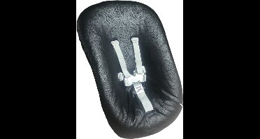 #83 newborn hoes, Zwart slangenprint suéde look, Stokke Tripp Trapp. Ook geschikt voor Kidsmill Up.